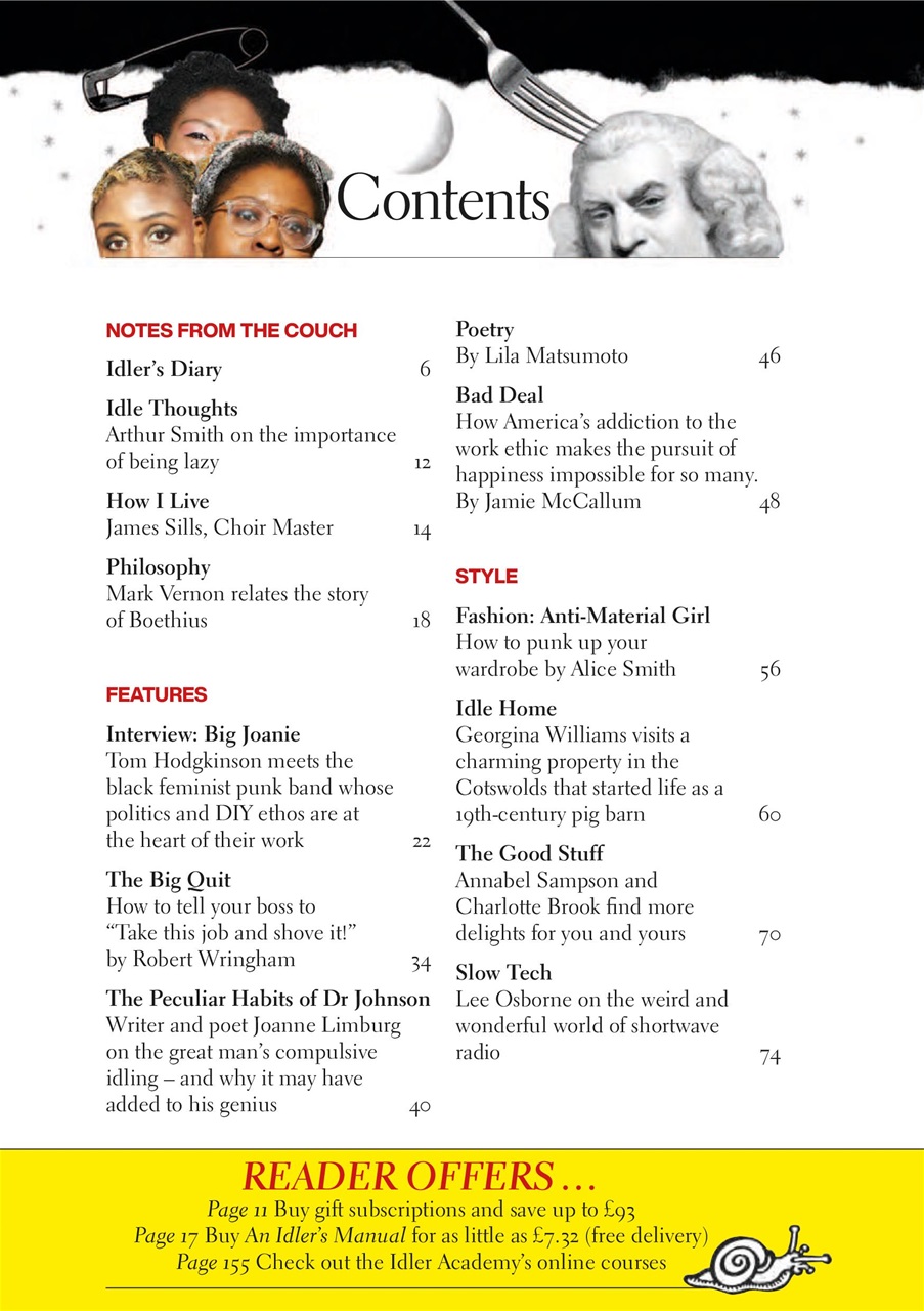 The Idler Magazine Preview Pages