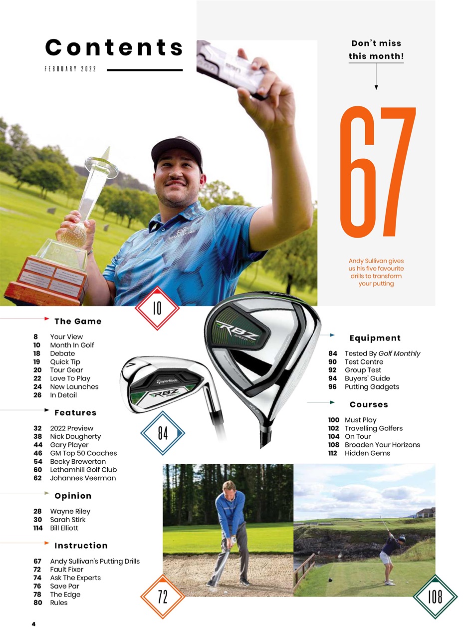 Golf Monthly Preview Pages