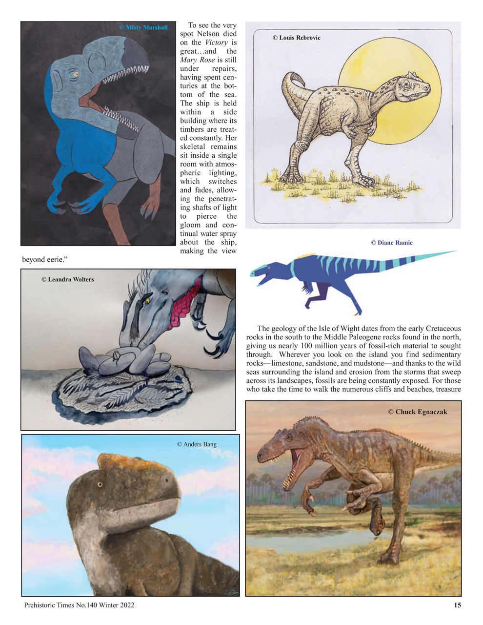 Prehistoric Times Preview Pages