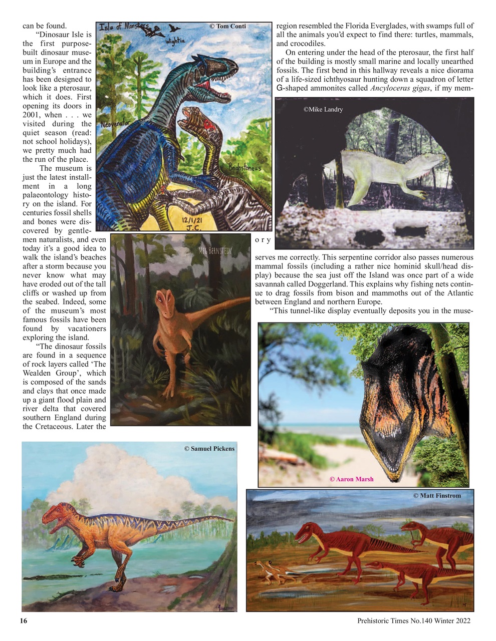 Prehistoric Times Preview Pages