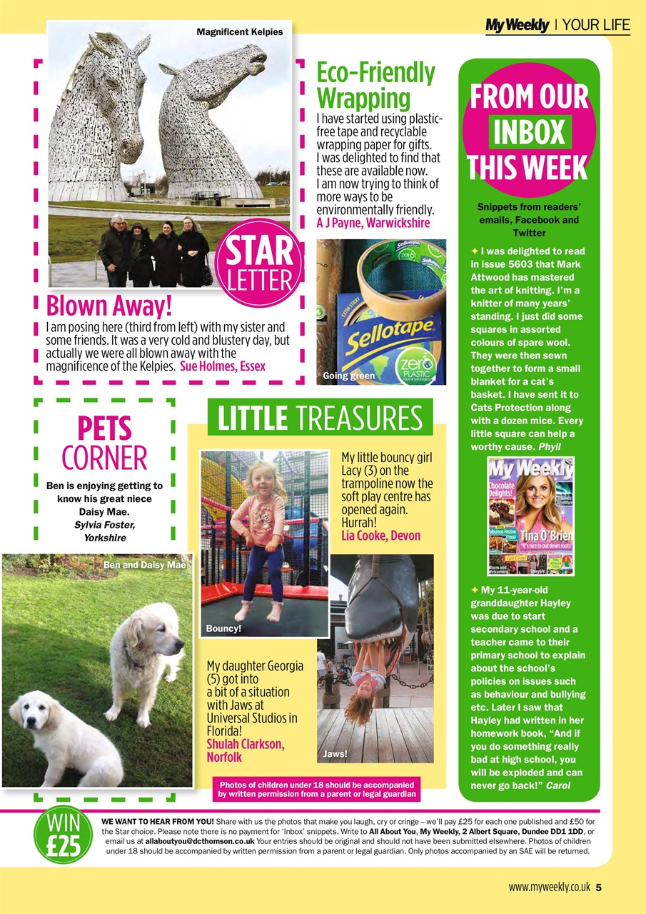 My Weekly Preview Pages