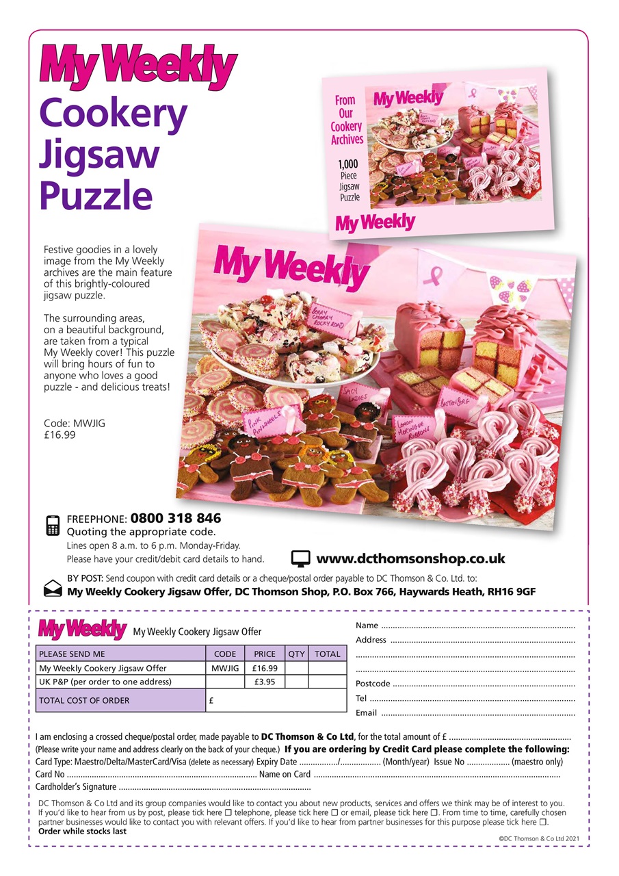 My Weekly Special Preview Pages