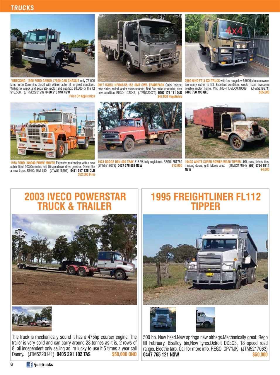 JUST TRUCKS Preview Pages