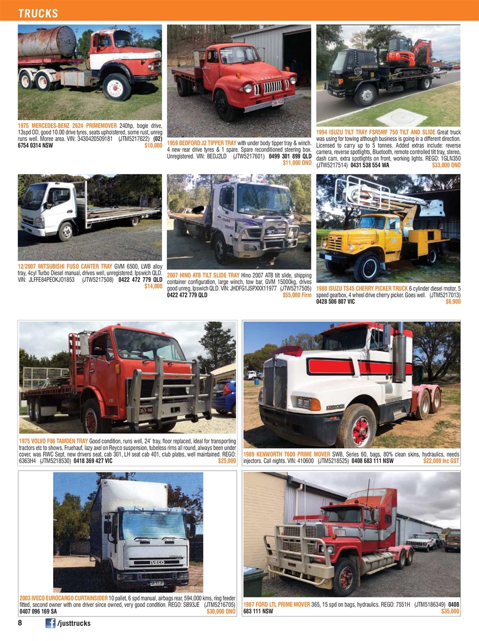 JUST TRUCKS Preview Pages