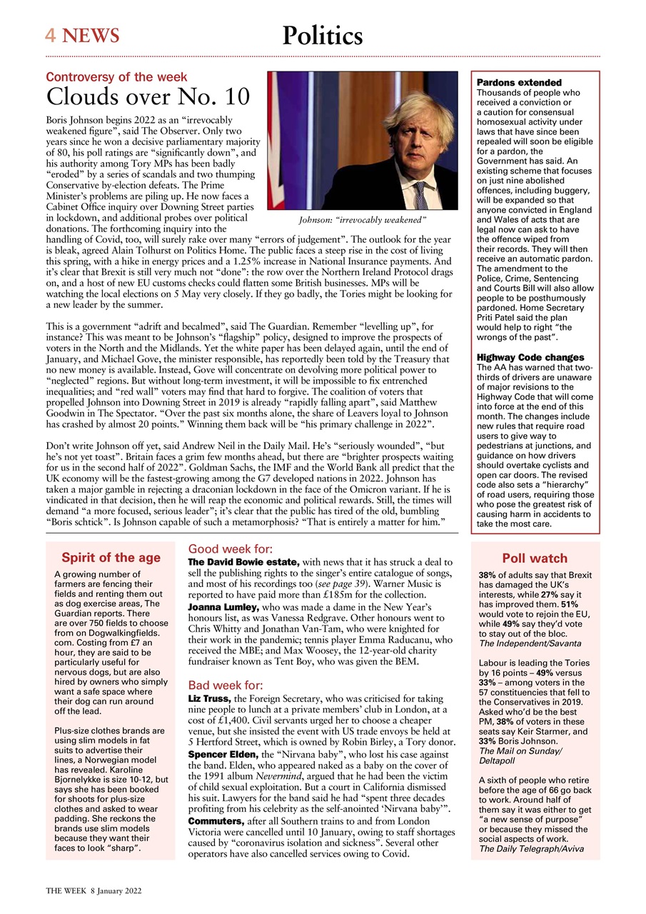 The Week Preview Pages