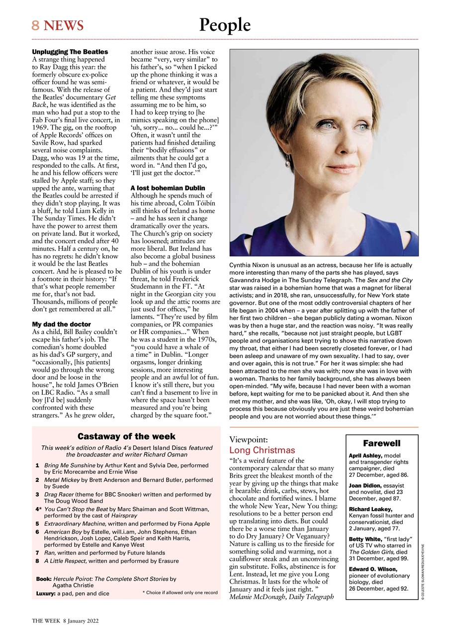 The Week Preview Pages