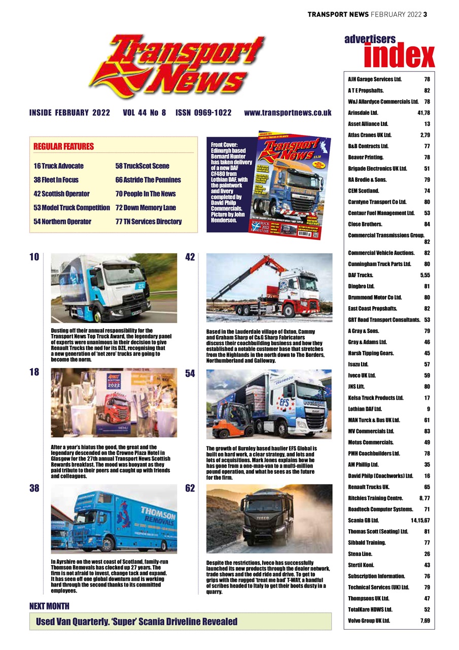 Transport News Preview Pages