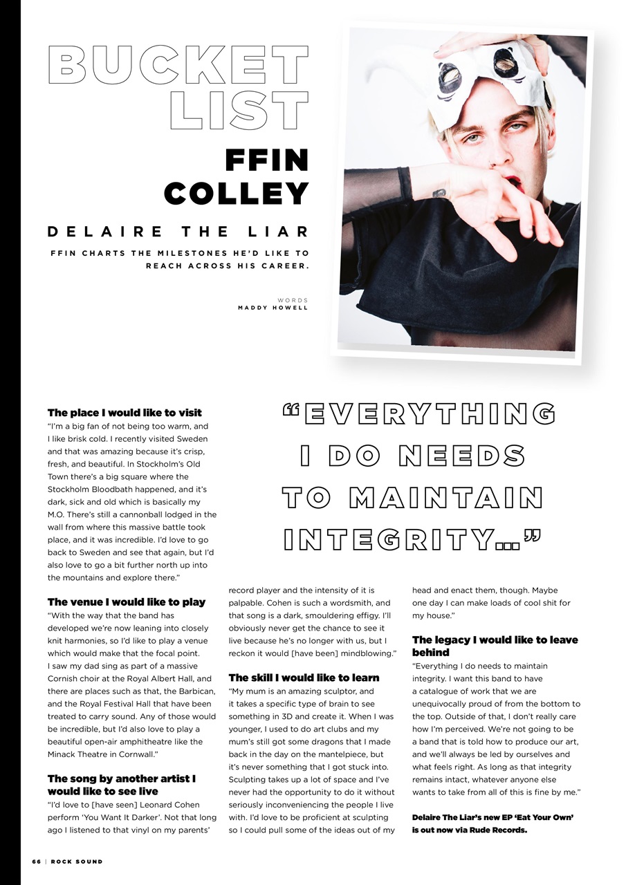 Rock Sound Magazine Preview Pages