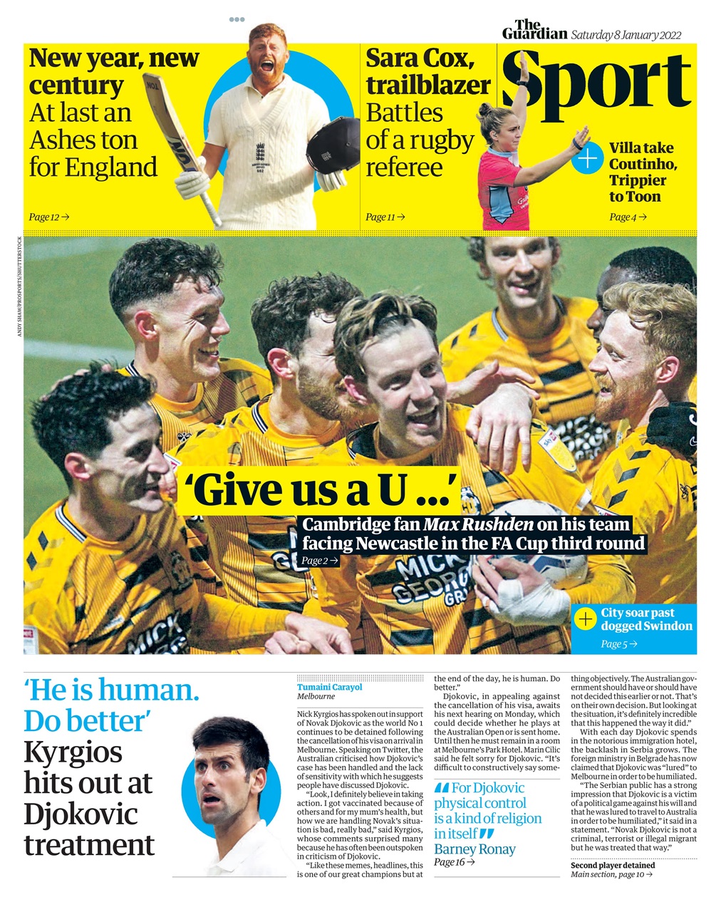 The Guardian Newspaper Preview Pages