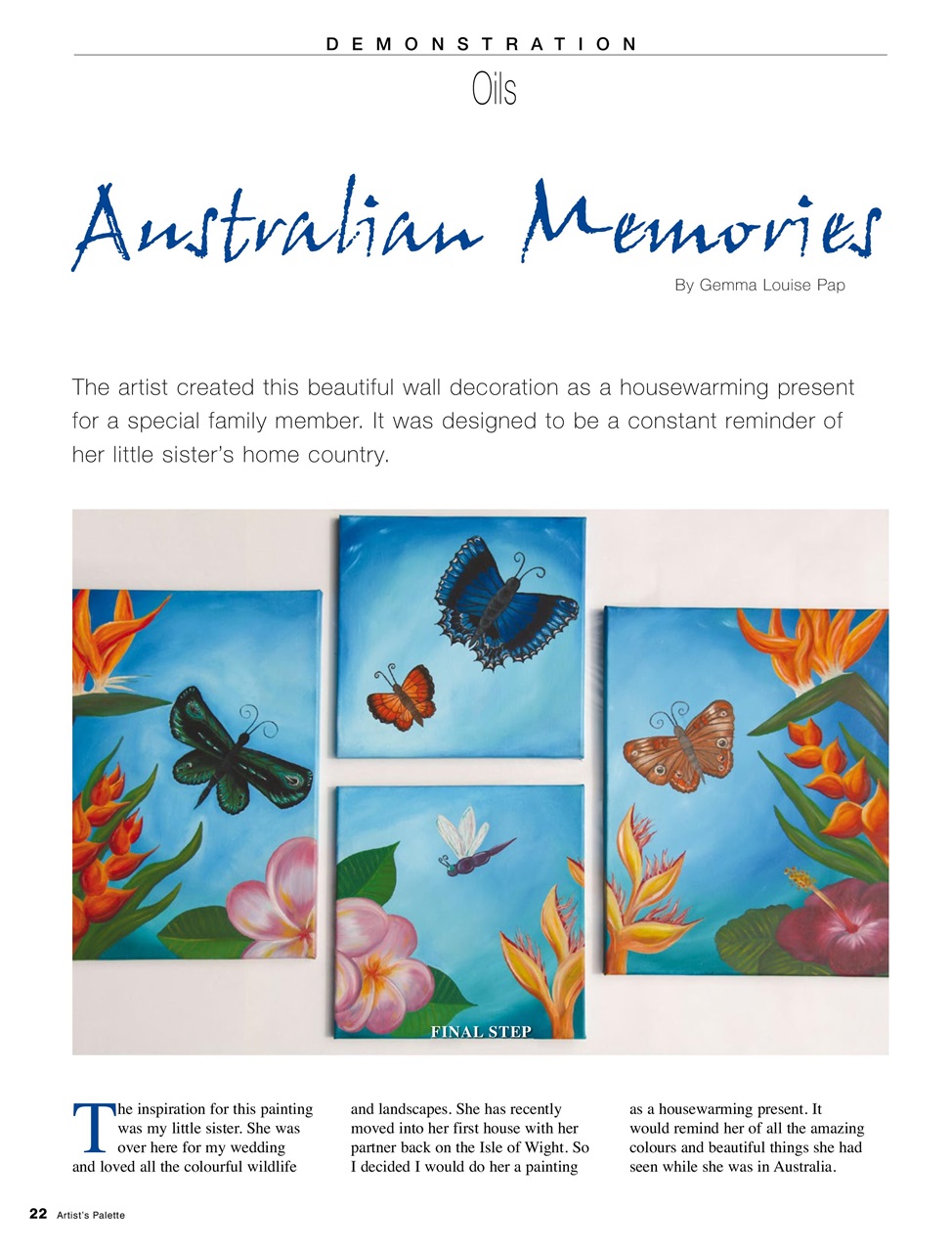 Artist's Palette Preview Pages