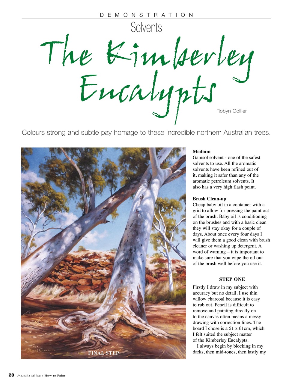 Australian How to Paint Preview Pages