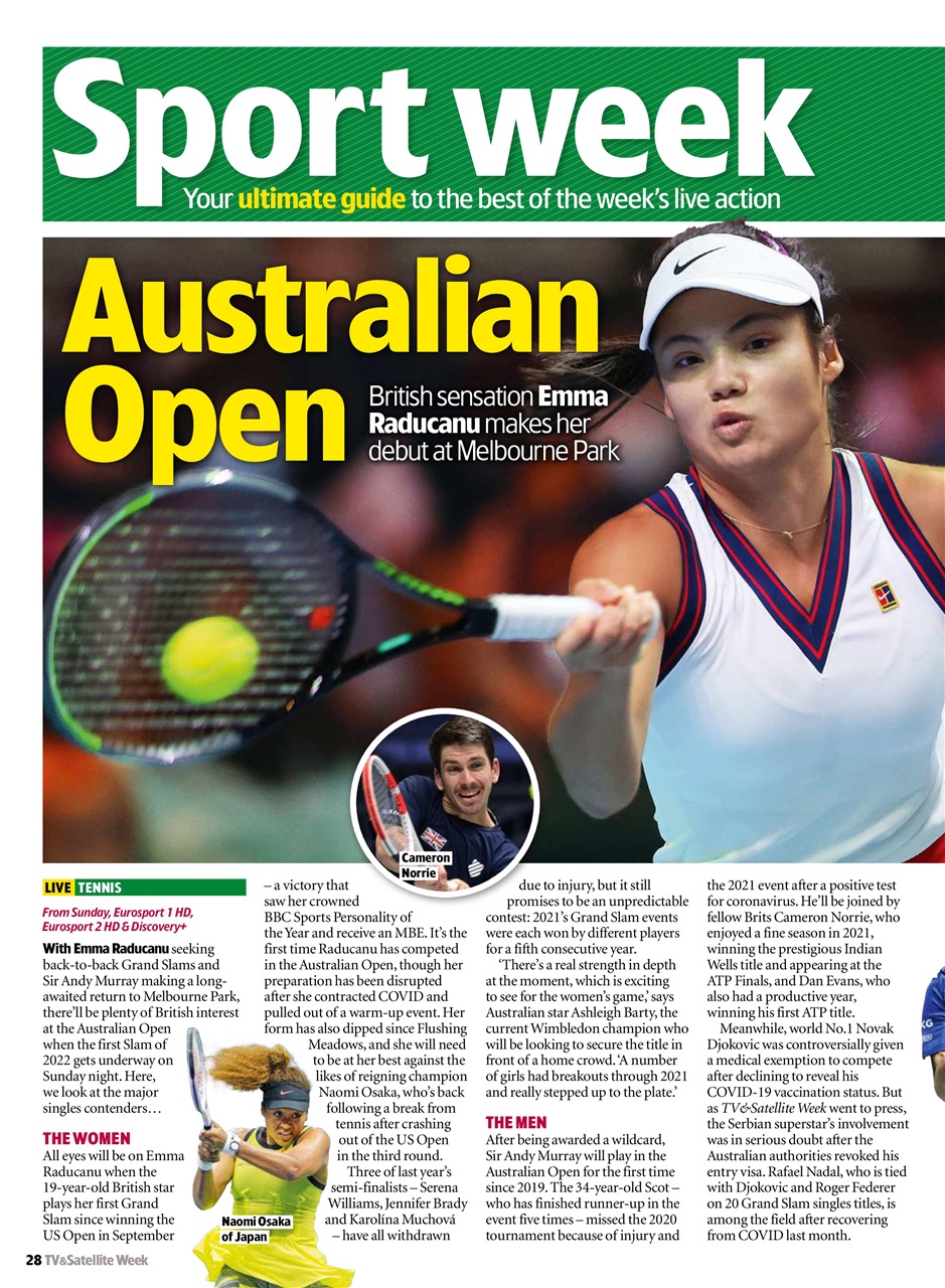 TV & Satellite Week Preview Pages