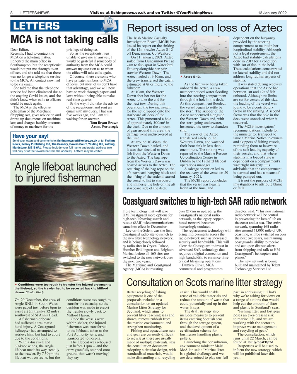 Fishing News Preview Pages