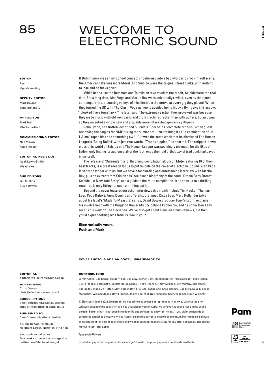 Electronic Sound Preview Pages