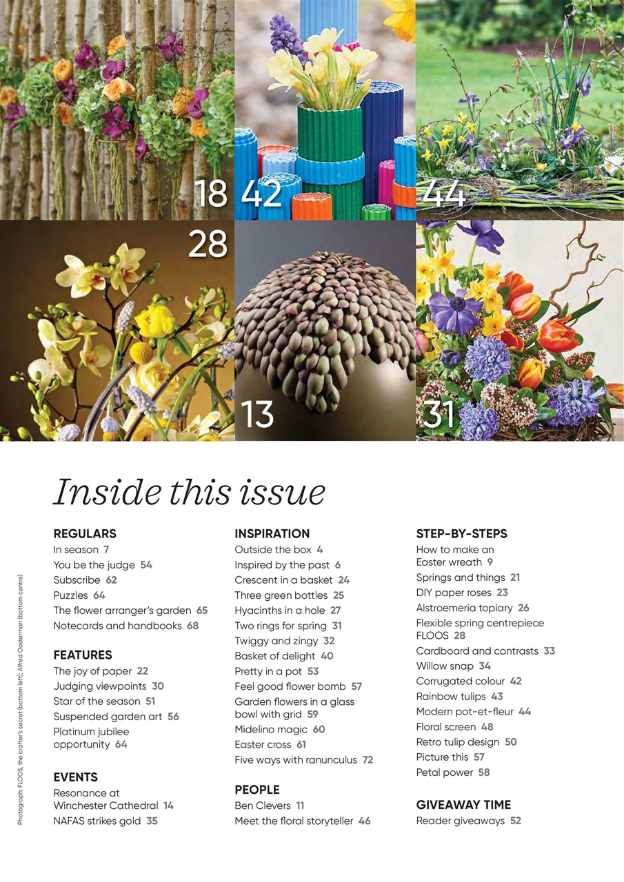 The Flower Arranger Preview Pages