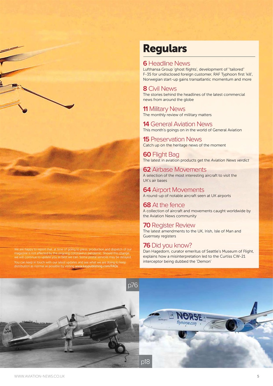 Aviation News Preview Pages