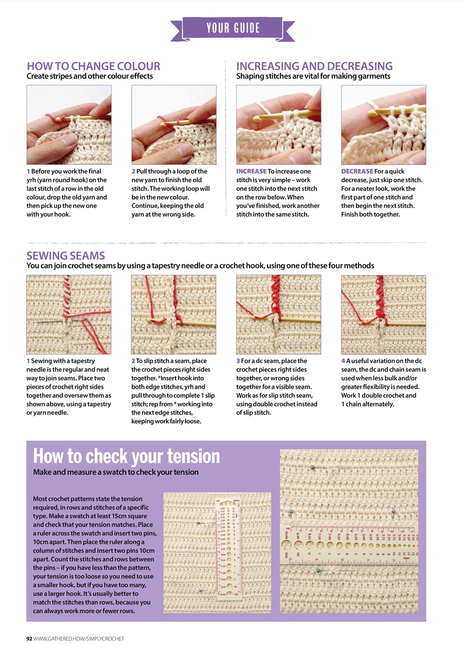 Simply Crochet Preview Pages