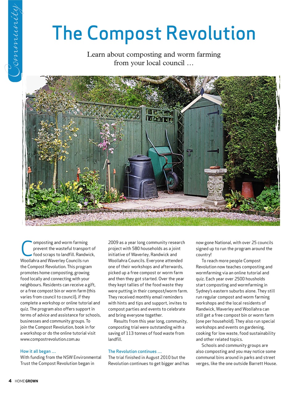 HomeGrown Preview Pages