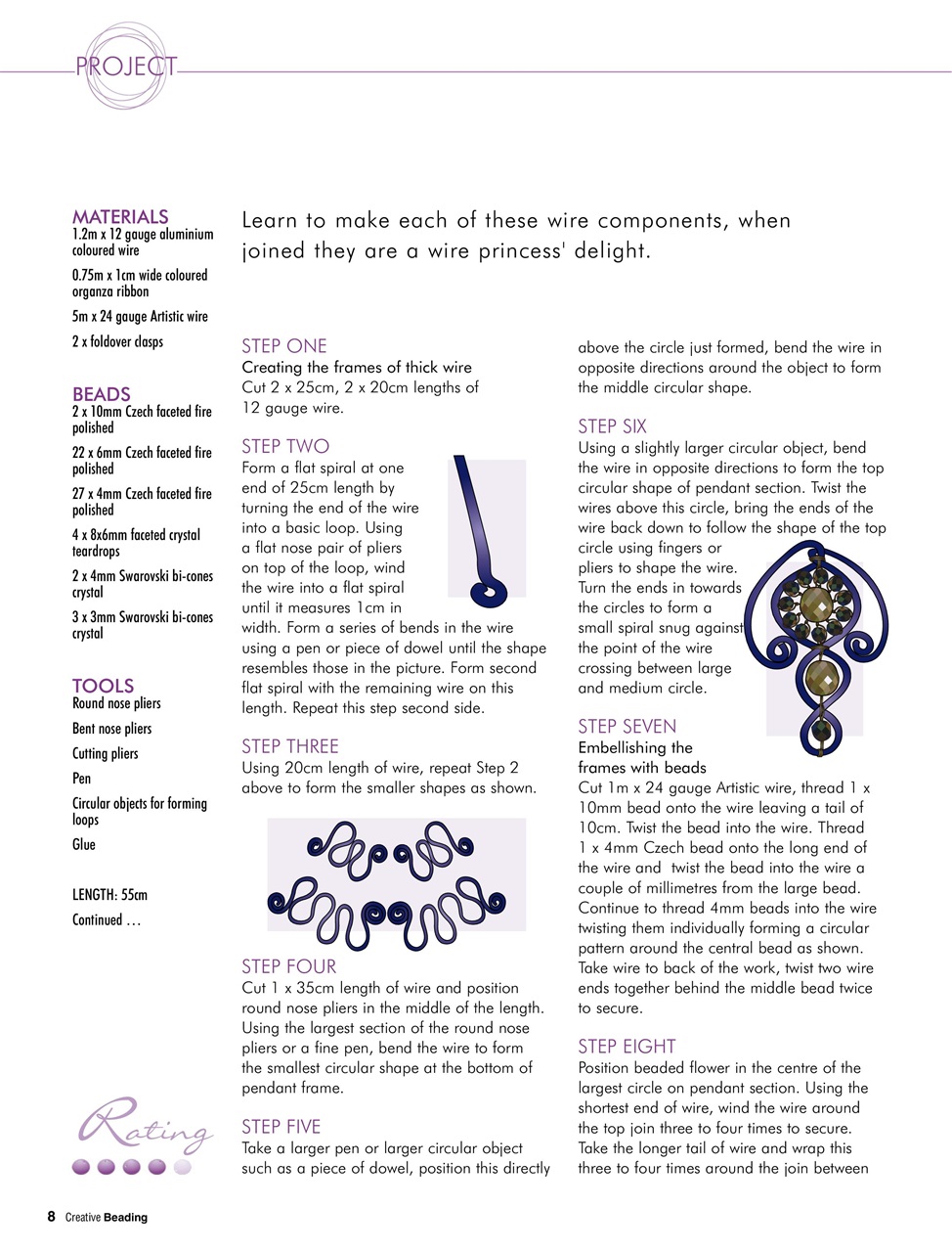 Creative Beading Preview Pages