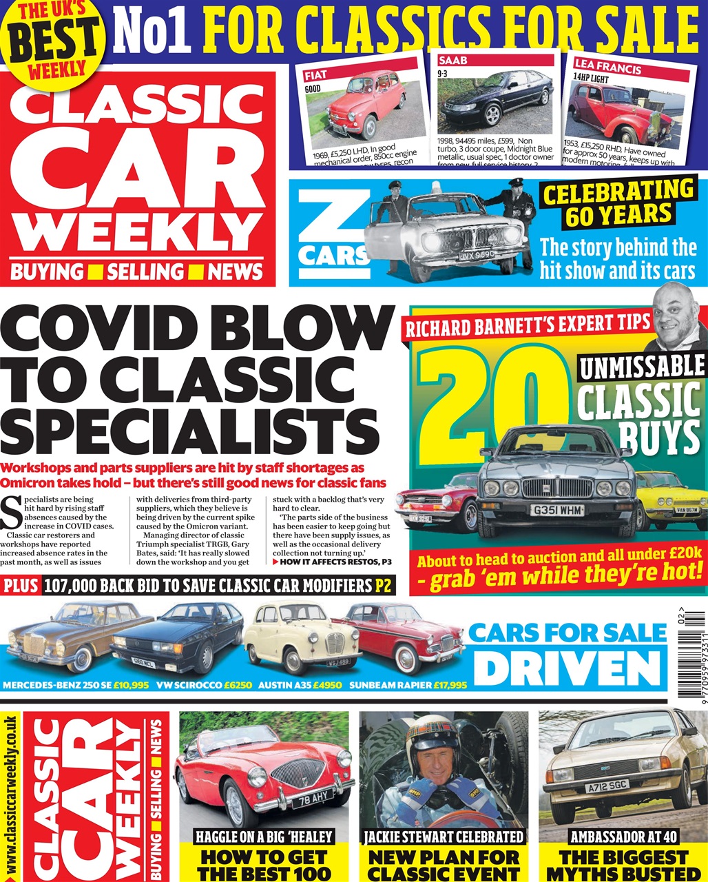 Classic Car Weekly Preview Pages