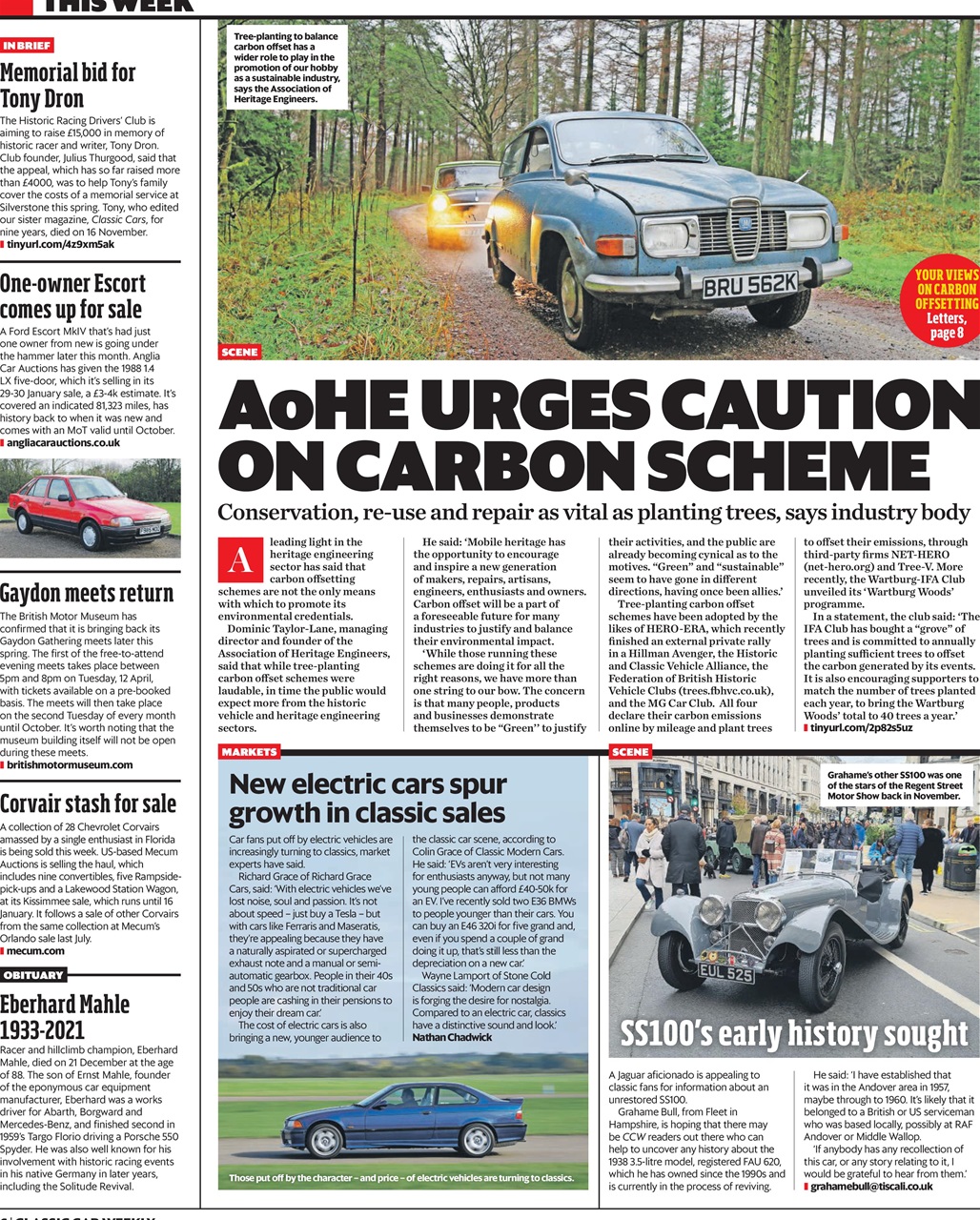 Classic Car Weekly Preview Pages