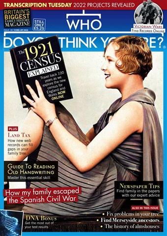 Who Do You Think You Are? issue Feb-22