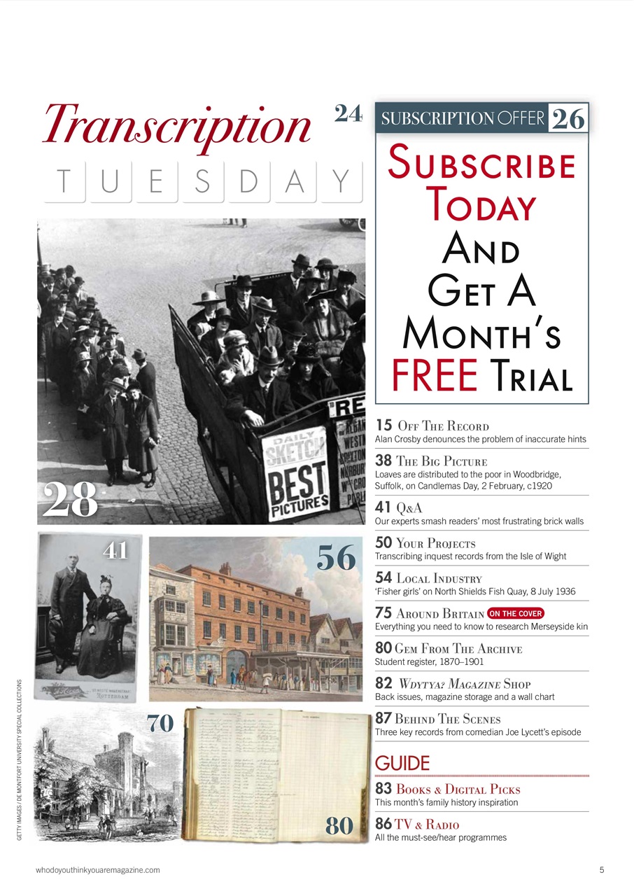 Who Do You Think You Are? Preview Pages