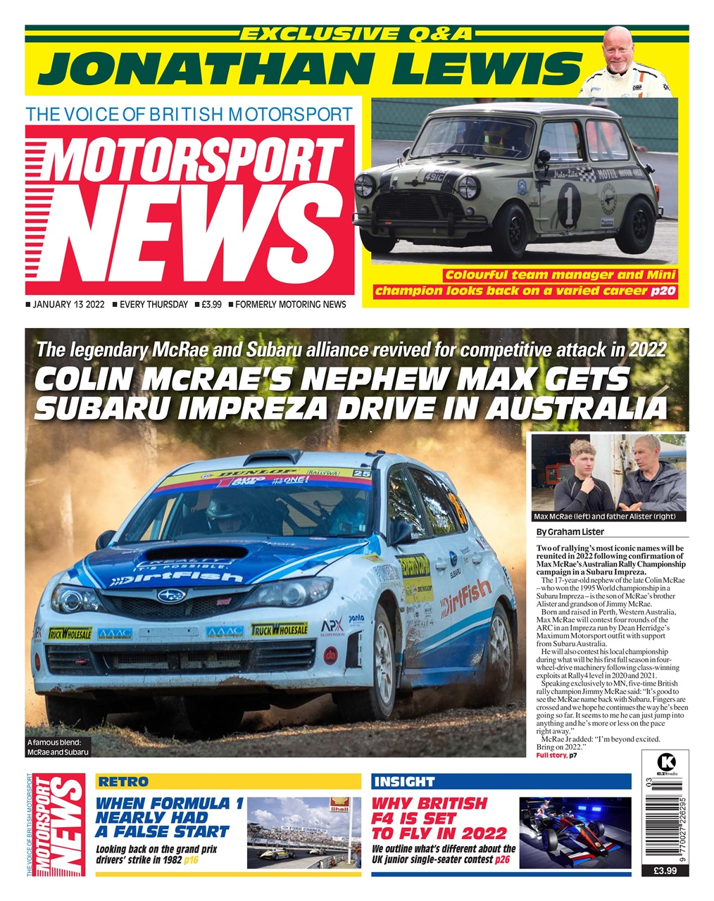 Motorsport News Preview Pages