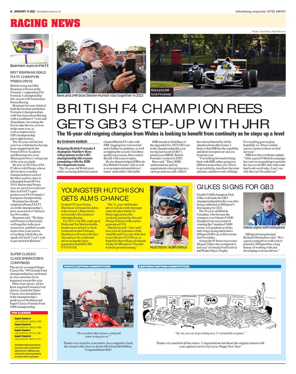 Motorsport News Preview Pages