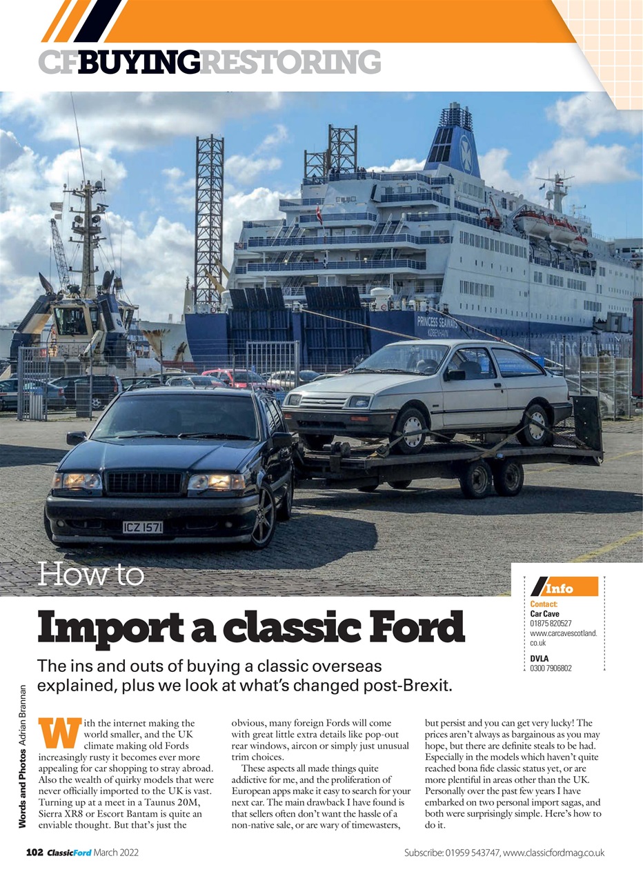 Classic Ford Preview Pages