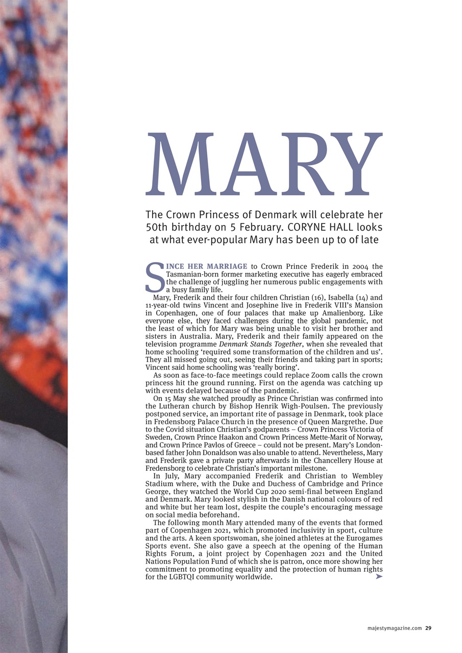 Majesty Magazine Preview Pages