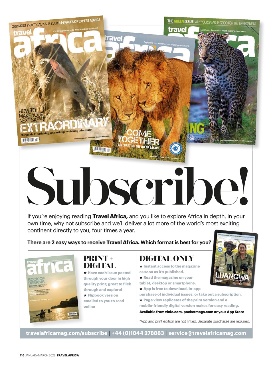 Travel Africa Preview Pages