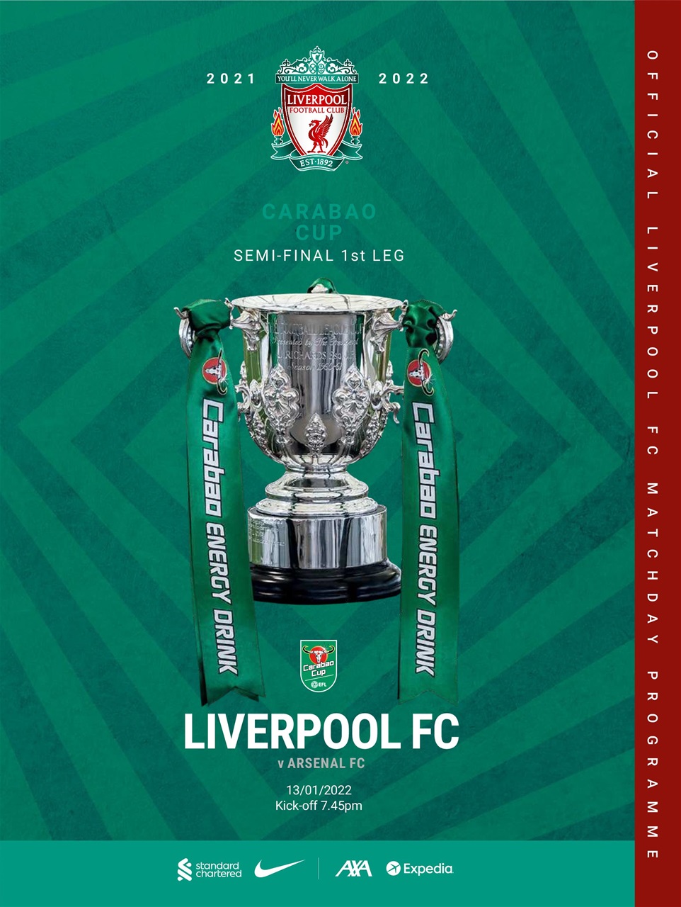 Liverpool FC Programmes Preview Pages