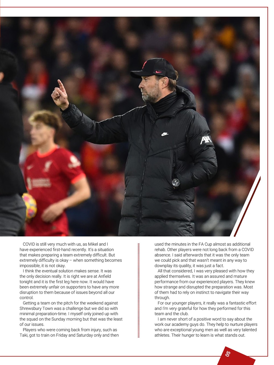 Liverpool FC Programmes Preview Pages