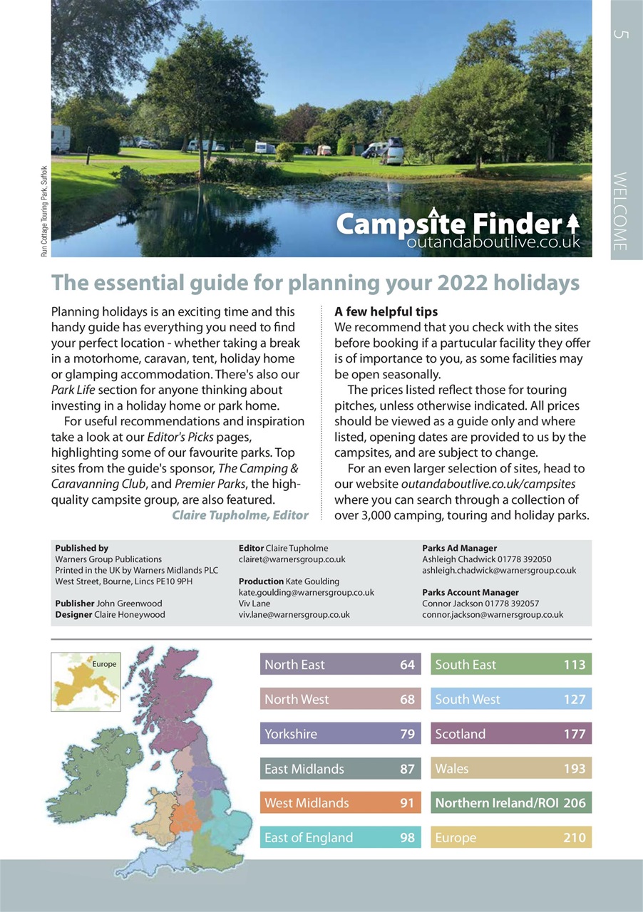 Campervan Preview Pages