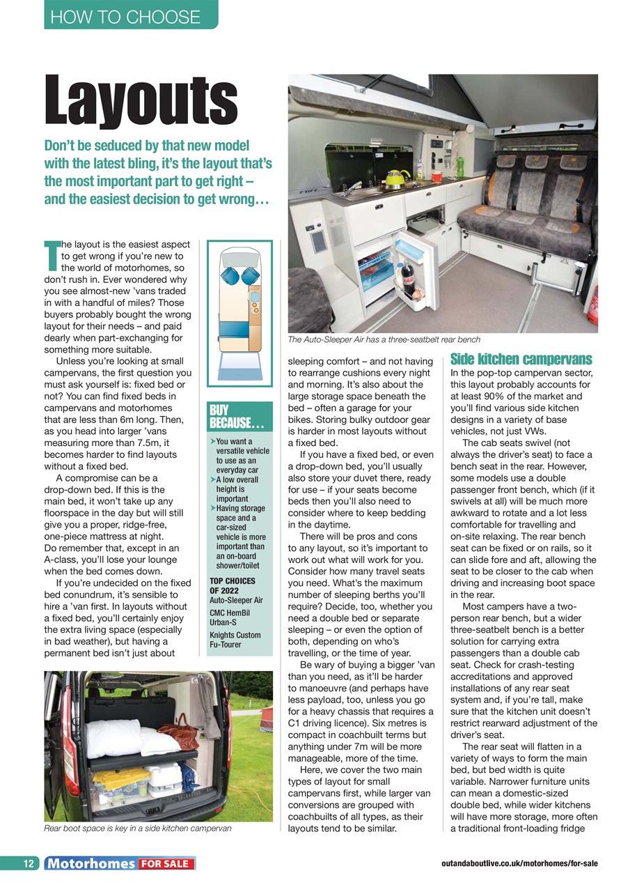 What Motorhome magazine Preview Pages