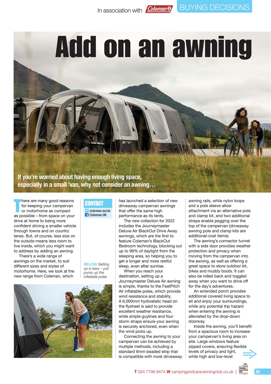 What Motorhome magazine Preview Pages