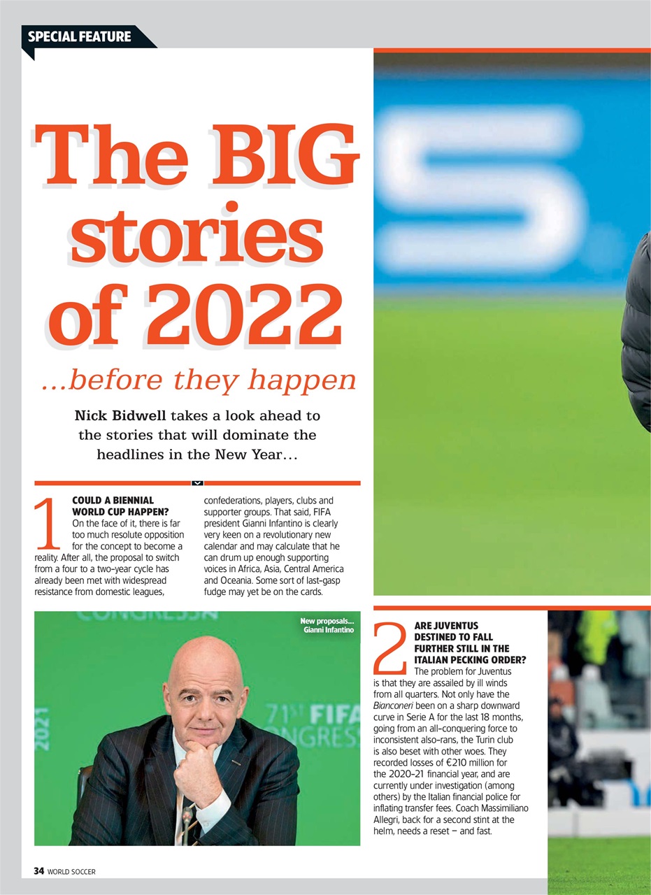 World Soccer Preview Pages