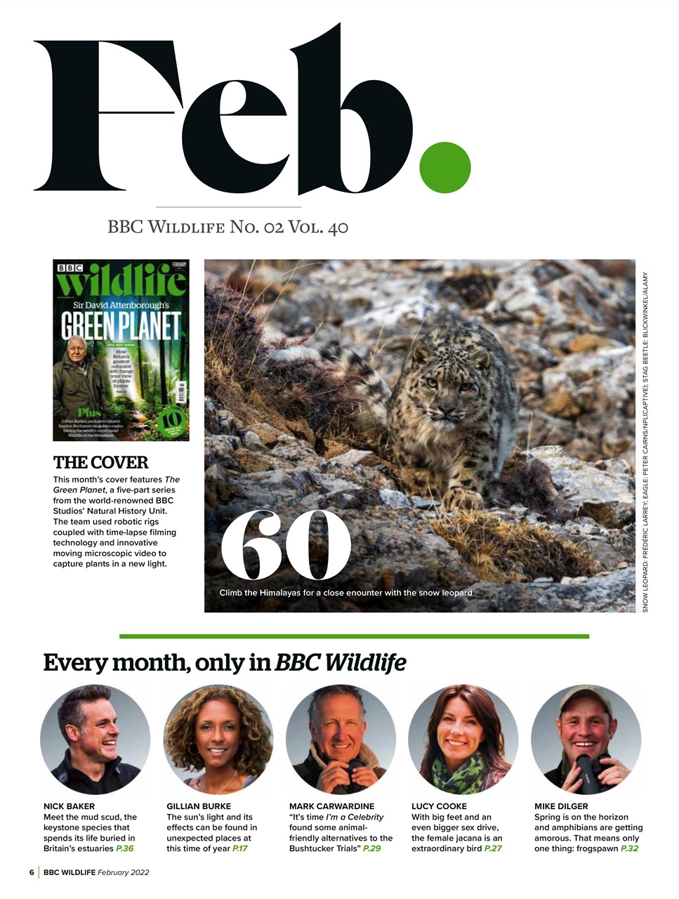 BBC Wildlife Magazine Preview Pages