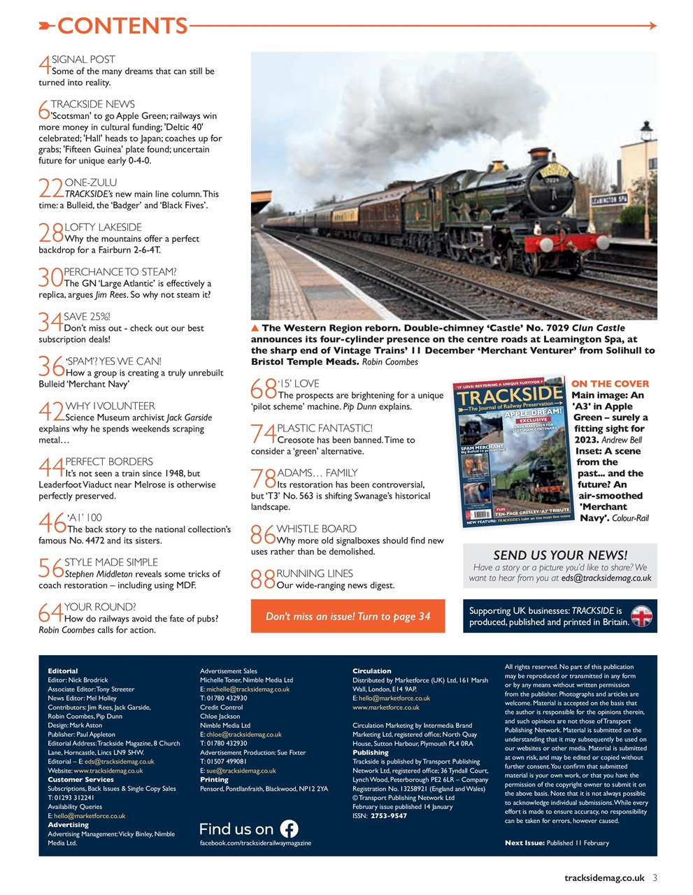 Trackside Preview Pages