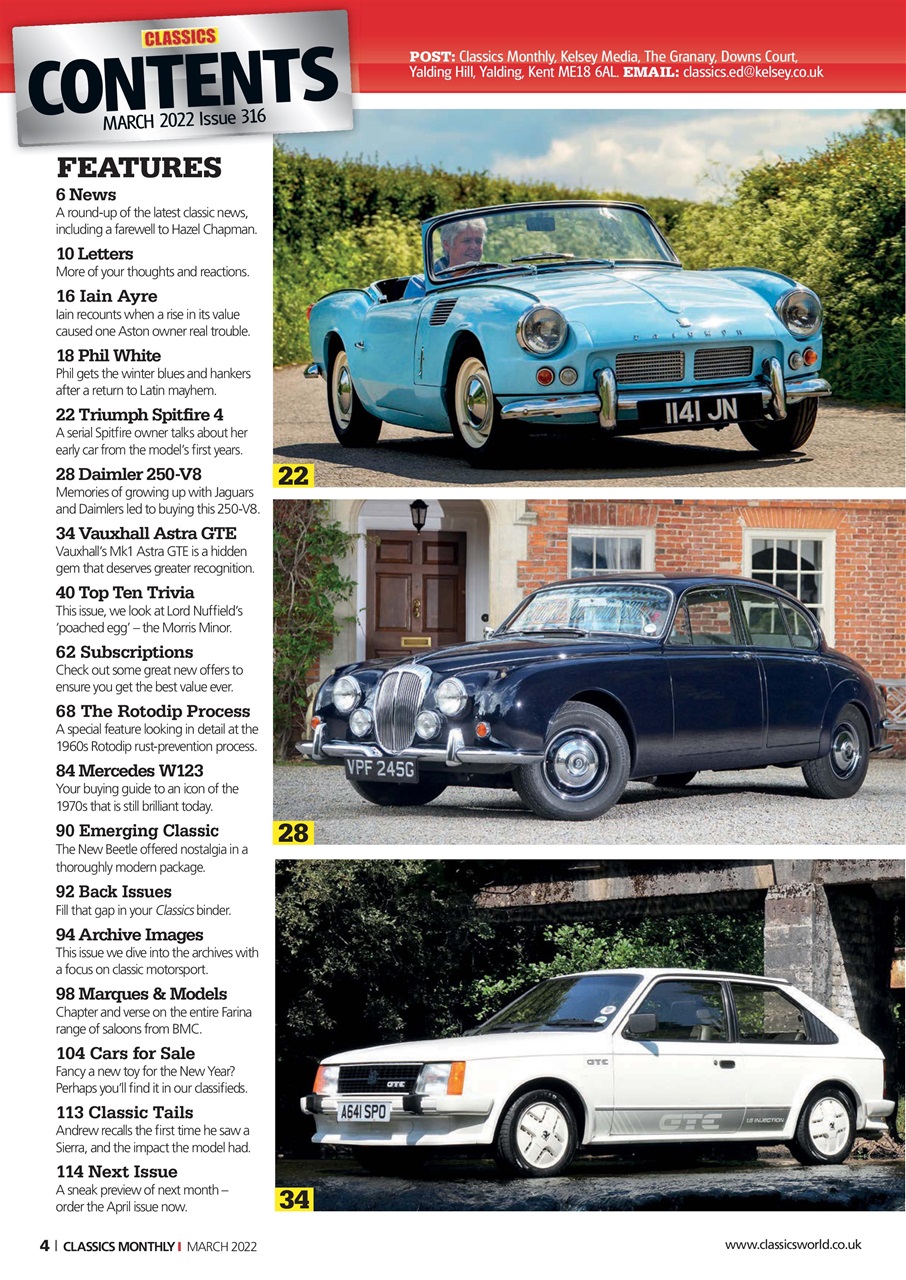 Classics World Preview Pages