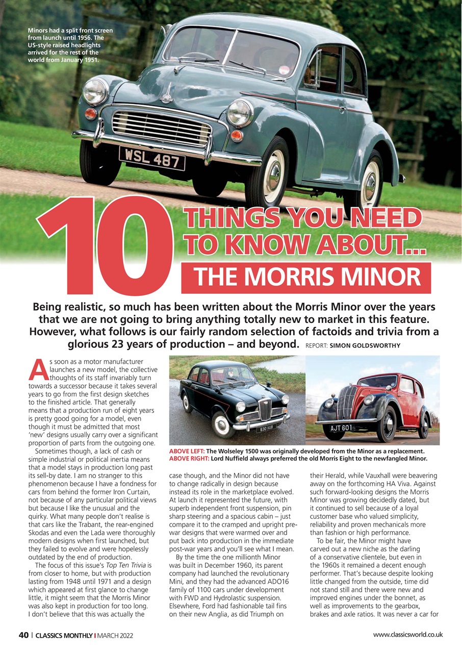 Classics World Preview Pages