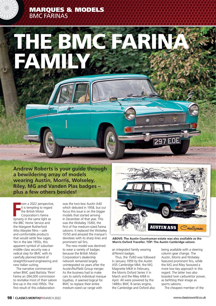 Classics World Preview Pages