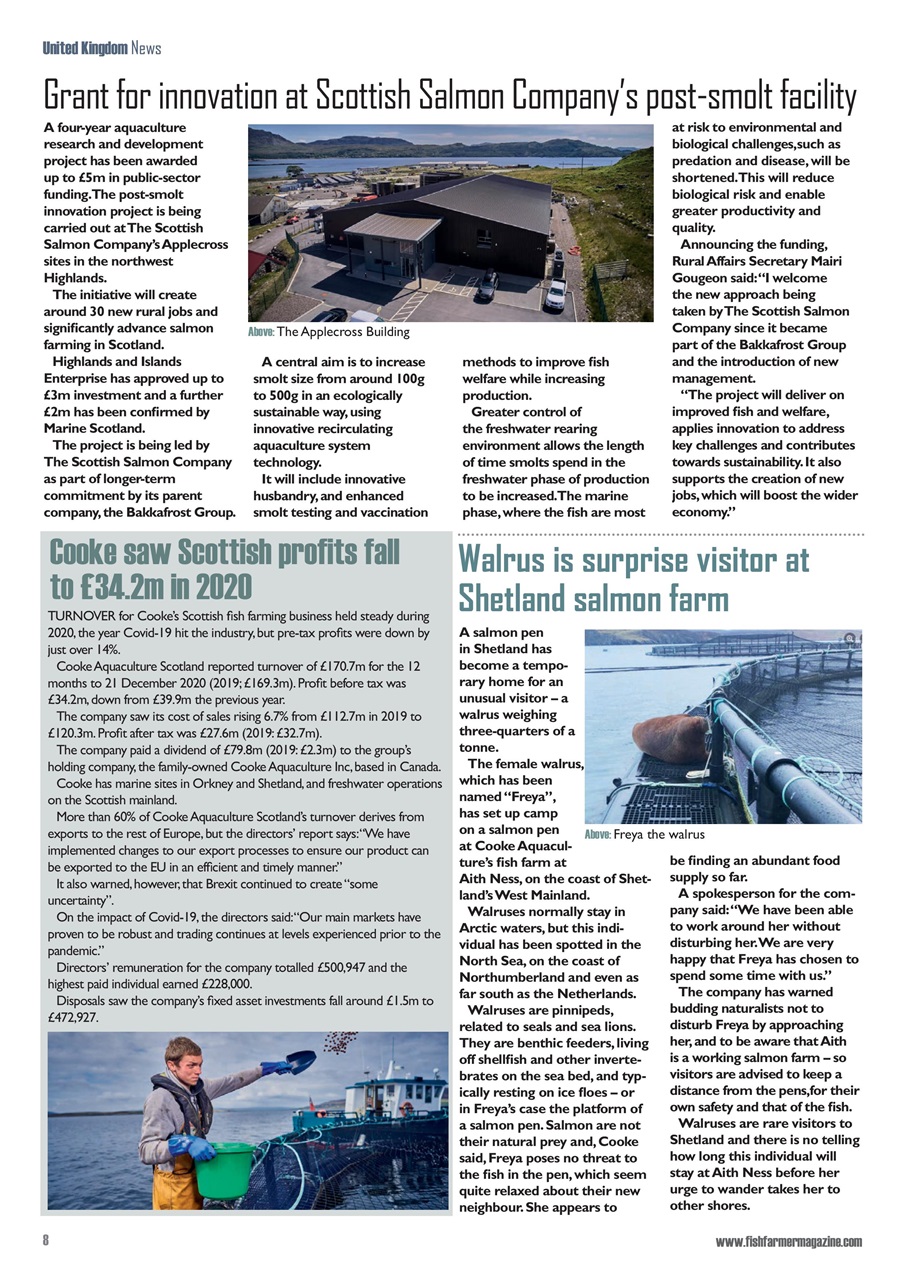 Fish Farmer Magazine Preview Pages