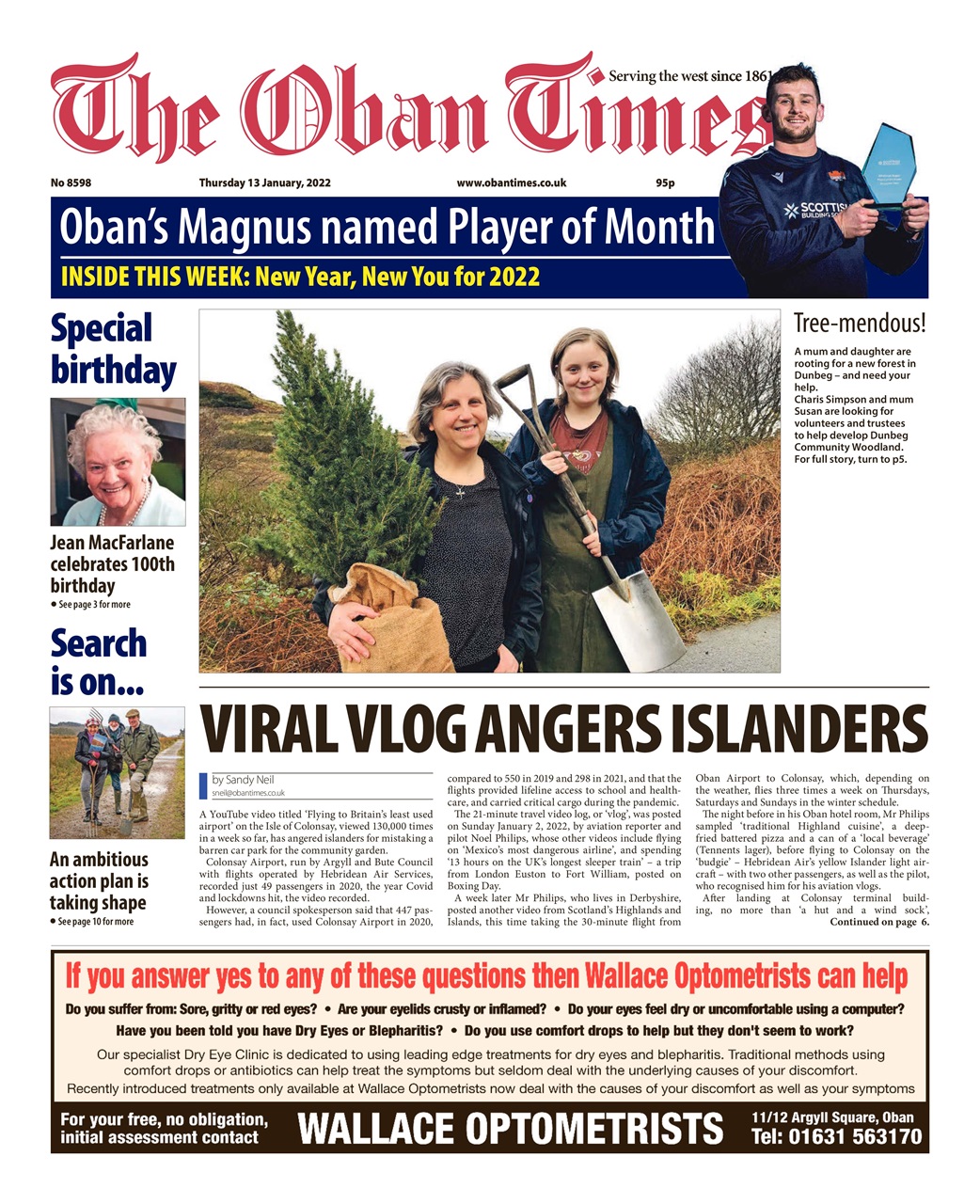 The Oban Times & Lochaber Times Preview Pages