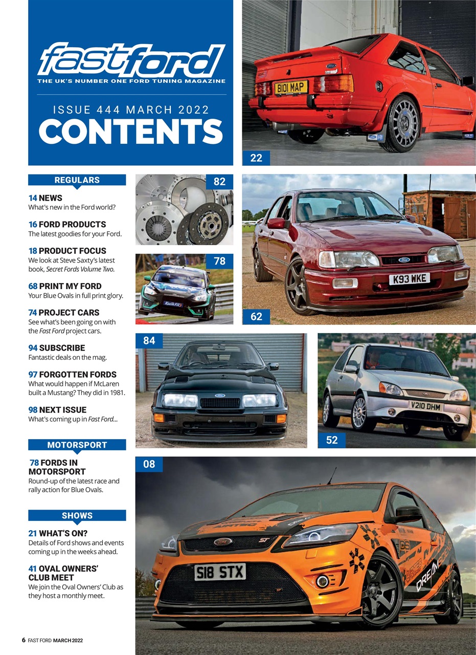 Fast Ford Preview Pages