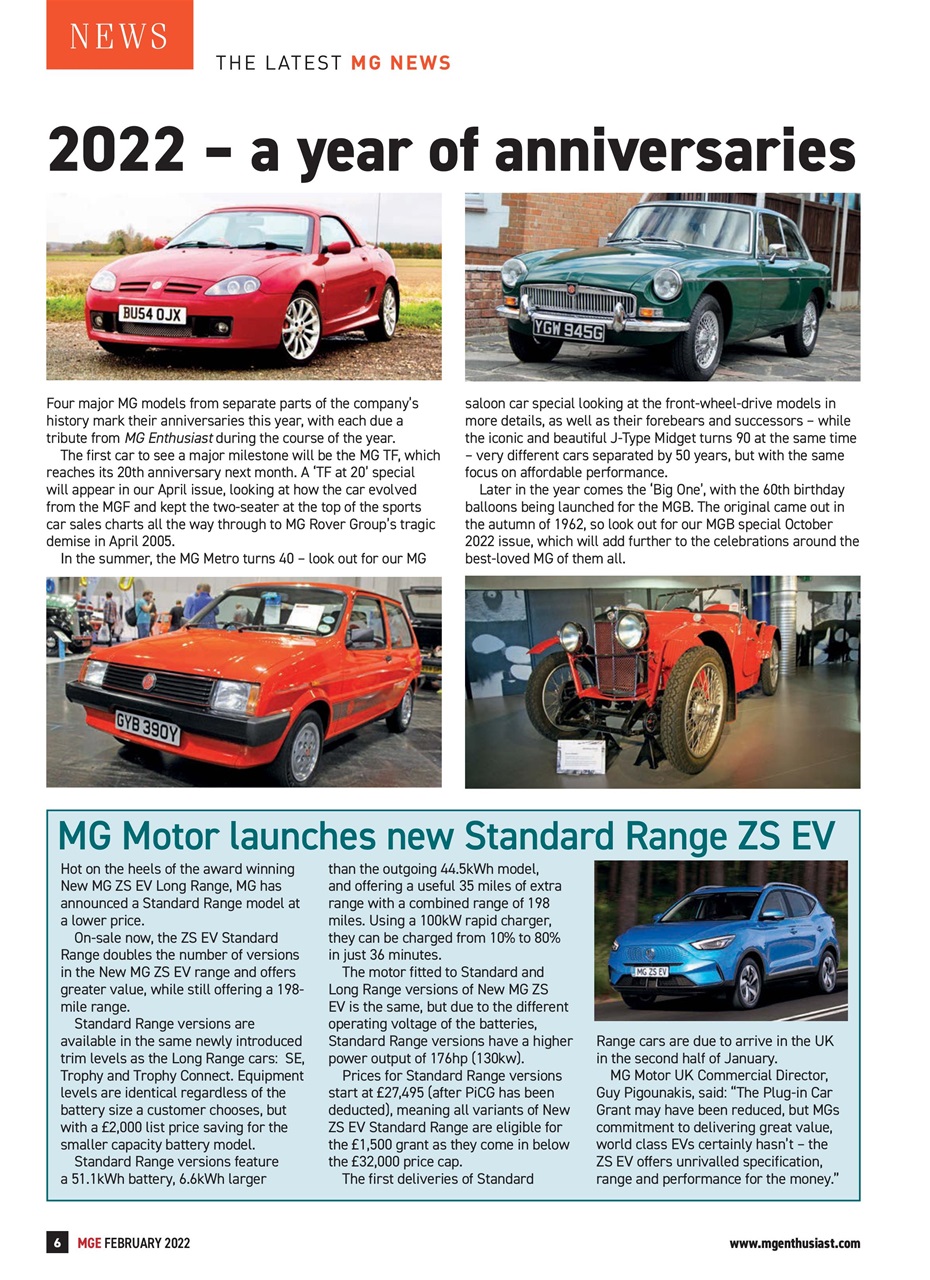 MG Enthusiast Preview Pages