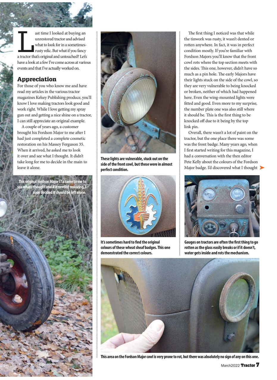 Tractor & Farming Heritage Magazine Preview Pages