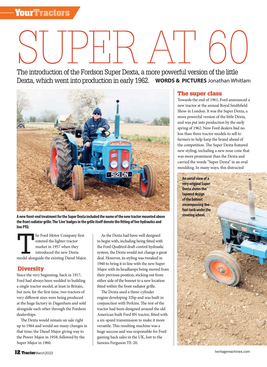 Tractor & Farming Heritage Magazine Preview Pages