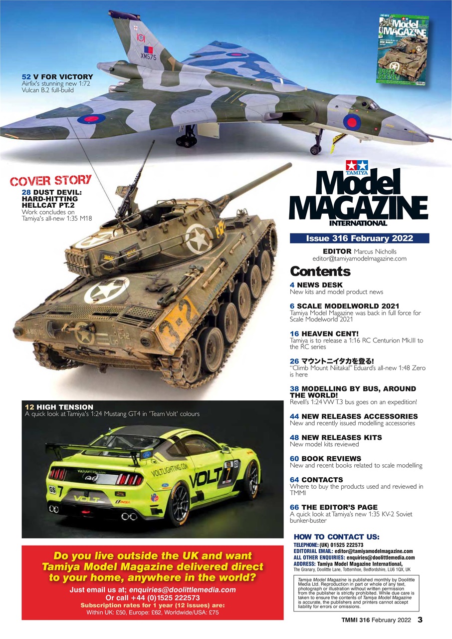 Tamiya Model Magazine Preview Pages